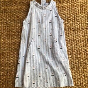 New: CPC Classic Prep Childrenswear Embroidered Seersucker Dress. Size 8